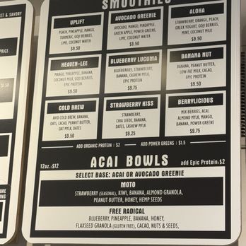 Fruity Moto - Menu - Juice Bars & Smoothies Near Me - Windsor, California Fruity Moto - Menu - Juice Bars & Smoothies Near Me - Windsor, California