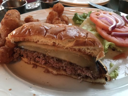Photo of County Clare Irish Pub - Milwaukee, WI, United States. Angus burger.