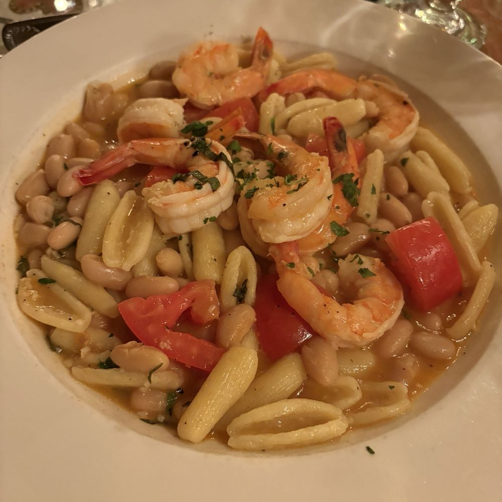 CAV Restaurant - Shrimp, Cannellini Beans and Tomatoes - New American Near Me - Providence, Rhode Island