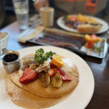 Sweet Maple - Swedish Pancake w/ fired banana & candied walnuts - American Near Me - San Francisco, California Sweet Maple - Swedish Pancake w/ fired banana & candied walnuts - American Near Me - San Francisco, California