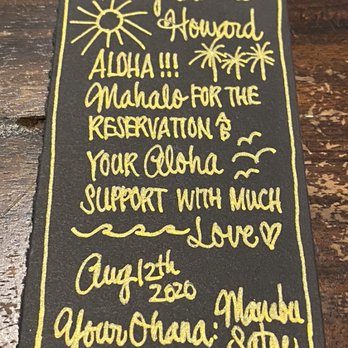 1054Togoshi - I love to bring friends to 1054 Togoshi so they can enjoy the whole experience. - Sushi Bars Near Me - Kihei, Hawaii