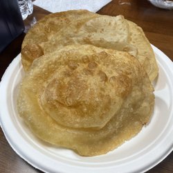 Mom's Indian Kitchen - Poori that came with the chicken curry