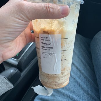 Starbucks - A beautiful Caramel frap !!! - Coffee & Tea Near Me - Ashland, Virginia Starbucks - A beautiful Caramel frap !!! - Coffee & Tea Near Me - Ashland, Virginia