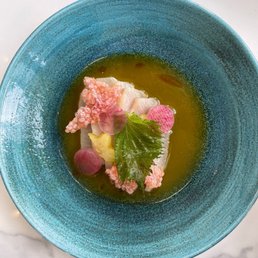 Citrus-cured Hamachi