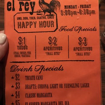 El Rey - Happy hour menu - Mexican Near Me - Philadelphia, Pennsylvania El Rey - Happy hour menu - Mexican Near Me - Philadelphia, Pennsylvania