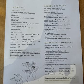 Terrain Cafe - Menu - Breakfast & Brunch Near Me - Bethesda, Maryland