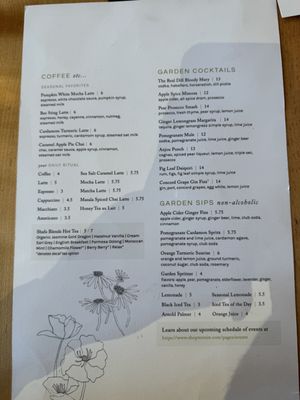 Menu photo 4 Terrain Cafe Bethesda, MD