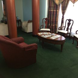 Half of the waiting area Half of the waiting area