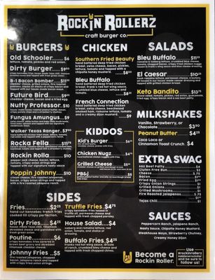 Menu photo 6 Rockin Rollerz Craft Burger Abilene, TX Menu photo 6 Rockin Rollerz Craft Burger Abilene, TX
