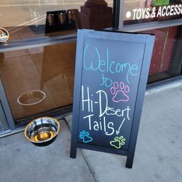 Exterior outside entrance of Hi-Desert Tails - Entrance - Yucca Valley, California Exterior outside entrance of Hi-Desert Tails - Entrance - Yucca Valley, California