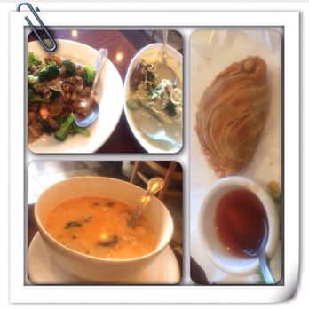 Ocean Thai Cuisine - Green curry and see ew noodle, coconut lemongrass soup and curry puff - Thai Near Me - Oceanside, California Ocean Thai Cuisine - Green curry and see ew noodle, coconut lemongrass soup and curry puff - Thai Near Me - Oceanside, California