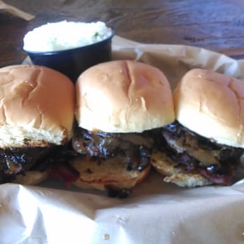 The Promiscuous Fork - Mini beef burgers with bacon!! - Barbeque Near Me - La Jolla, California The Promiscuous Fork - Mini beef burgers with bacon!! - Barbeque Near Me - La Jolla, California