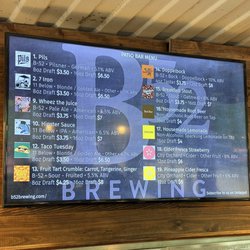 B-52 Brewing Co - Menu 5/30/26