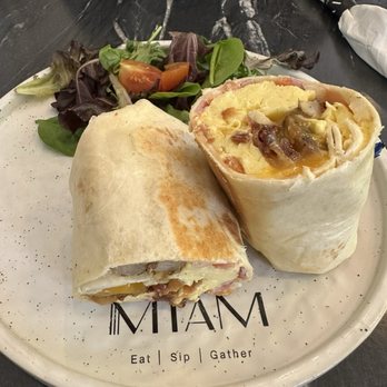 Miam Cafe - BREAKFAST BURRITO - Coffee & Tea Near Me - Coral Gables, Florida