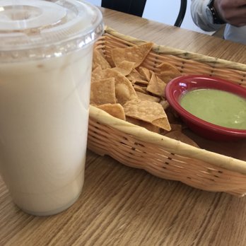 Casa de Nena - Horchata and complimentary chips and salsa - Tacos Near Me - Ogden, Utah