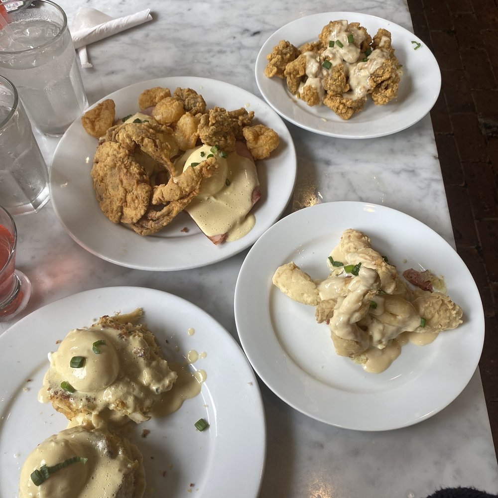 Stanley - Fried oysters, frog legs, crabcake benedict, seafood benedict - Breakfast & Brunch Near Me - New Orleans, Louisiana Stanley - Fried oysters, frog legs, crabcake benedict, seafood benedict - Breakfast & Brunch Near Me - New Orleans, Louisiana