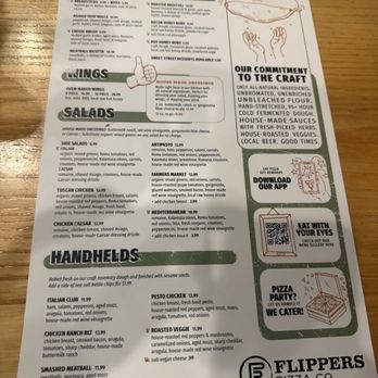Flippers Pizza - Menu - Pizza Near Me - Orlando, Florida Flippers Pizza - Menu - Pizza Near Me - Orlando, Florida