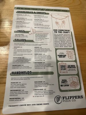 Menu photo 2 Flippers Pizza Orlando, FL Menu photo 2 Flippers Pizza Orlando, FL