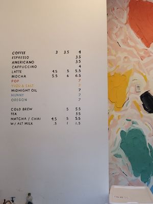 Menu photo 8 Never Coffee Portland, OR