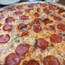 Marco's Family Restaurant - Mushroom and pepperoni pizza