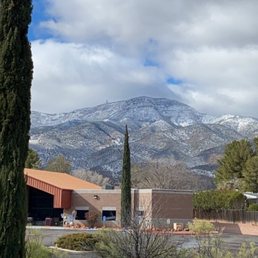 View from around around the building.