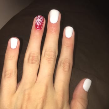 Four Leaf Clover Spa - Holiday nails. Gel art. - Nail Salons Near Me - Middle Village, New York