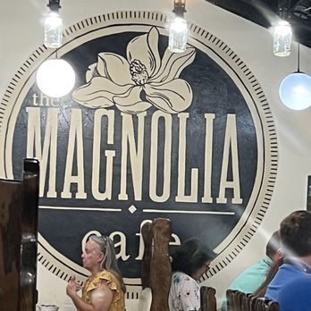 Magnolia Cafe - Logo on the inside wall - Cafes Near Me - Durant, Oklahoma Magnolia Cafe - Logo on the inside wall - Cafes Near Me - Durant, Oklahoma