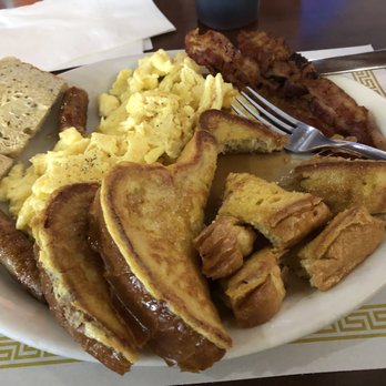 Thousand Island Cafe - 2+2+2+2 - nice to get French Toast with eggs, bacon and sausage - Mediterranean Near Me - Spring Hill, Florida Thousand Island Cafe - 2+2+2+2 - nice to get French Toast with eggs, bacon and sausage - Mediterranean Near Me - Spring Hill, Florida