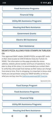 Dean's Pizza by null