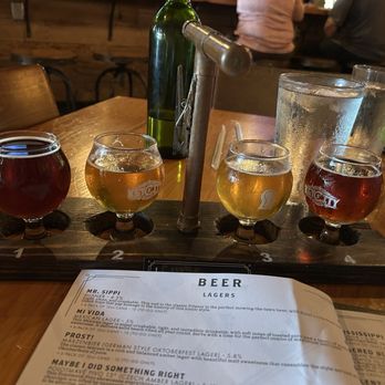 Key City Brewery & Eatery - Flight and pizza!! Yum - Pizza Near Me - Vicksburg, Mississippi