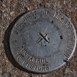 Hyde’s Mill - Survey marker