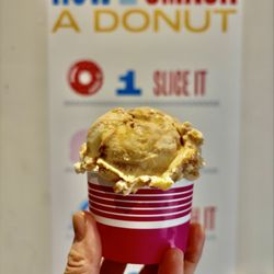 Yonutz Donuts & Ice Cream - My salted caramel and pecan ice cream