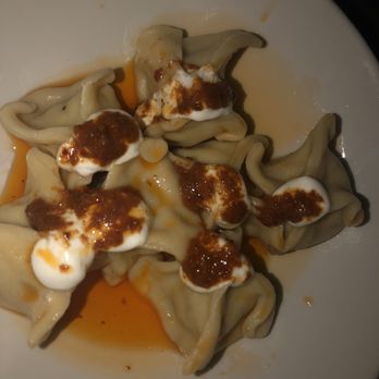 Little Donkey - Manti (like dumplings) -good flavor - Tapas/Small Plates Near Me - Cambridge, Massachusetts Little Donkey - Manti (like dumplings) -good flavor - Tapas/Small Plates Near Me - Cambridge, Massachusetts