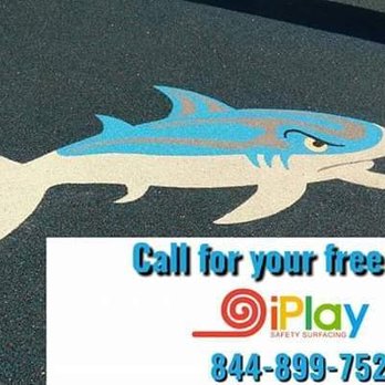 Iplay Playground Safety Surfacing - a shark on the ground - General Contractors Near Me - Jupiter, Florida