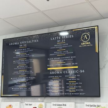 Aroma - Menu 12/2024 - Desserts Near Me - San Jose, California Aroma - Menu 12/2024 - Desserts Near Me - San Jose, California