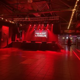 The dance floor area straight as you head in