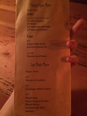 Menu photo 5 The Cozy Nut Tavern Seattle, WA Menu photo 5 The Cozy Nut Tavern Seattle, WA