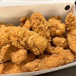 Krispy Krunchy Chicken - Freshly made 12 Piece Cajun Tenders (they didn't have enough ready to go when we arrived). Very good, especially fresh!