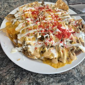 Los Cachorros Taqueria - Nachos with steak - Mexican Near Me - Redding, California