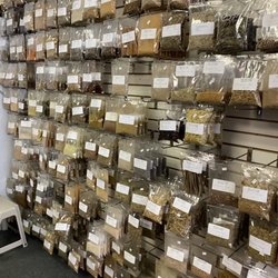 Everything Natural - Wall of herbs and spices
