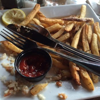 Cafe 4 - Fish & chips.  The fish was good, the chips not so much. - Comfort Food Near Me - Knoxville, Tennessee