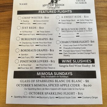 Setter Ridge Vineyards - Tasting options - Wineries Near Me - Kutztown, Pennsylvania Setter Ridge Vineyards - Tasting options - Wineries Near Me - Kutztown, Pennsylvania