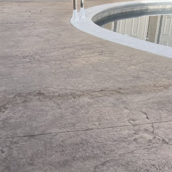 Bomanite Artistic Concrete & Pools - One of many cracks. This one has been "repaired" and clearly isn't. - Masonry/Concrete Near Me - El Paso, Texas Bomanite Artistic Concrete & Pools - One of many cracks. This one has been "repaired" and clearly isn't. - Masonry/Concrete Near Me - El Paso, Texas