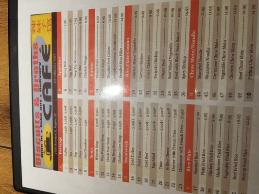 Menu photo 1 Biscuits and Broths Cafe Regina, SK