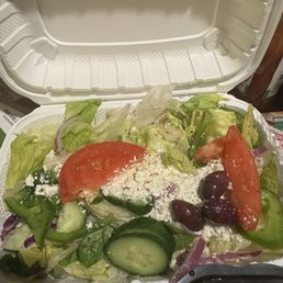 9. 1/2 Chicken, Salad & Side Order Combo