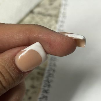 Shiny Nails - Horrible paint job - Nail Salons Near Me - Highland, California