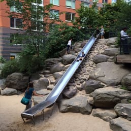 The giant slide into the sand area. Worth the trip for this alone. The giant slide into the sand area. Worth the trip for this alone.