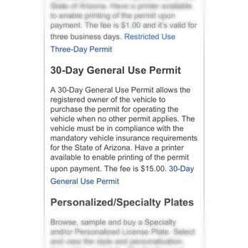 Third Party Mvs Services - Departments of Motor Vehicles Near Me - Mesa, Arizona