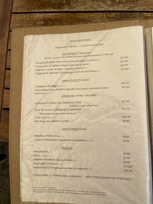 Menu photo 4 Old School Cafe Riomaggiore, SP