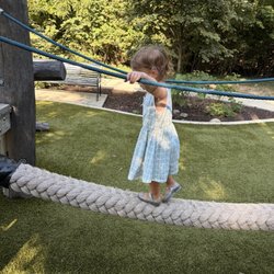 Drace Park - Rope bridge
